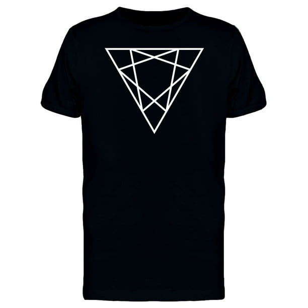 Smartprints - Triangle Upside Down Lines Tee Men's -Image by Shutterstock - Walmart.com