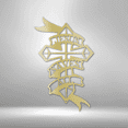 thumbnail image 2 of Scripture Walls Jesus Saves All Steel Sign Laser Cut Powder Coated Home & Office Metal Wall Decor Multiple Sizes & Colors, 2 of 5