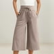 thumbnail image 1 of WILLBEST Pantalones Capri Casuales para Mujer, de Verano, a La Moda, con Cintura Elástica, para Playa y Resort, Cómodos y elegantes. Extra Grande, 1 of 4