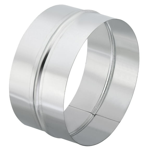 Uxcell 8" Galvanized Steel Duct Connector Duct Coupling Vent Coupler, 4" Long