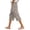 Khaki, variant on Capri Pants for Women Spring Summer Casual Lightweight Relaxed Fit Straight Leg Cropped Pants Capris with Pockets