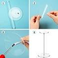 thumbnail image 7 of D-GROEE Premium Clear Acrylic Hat Stand and Wig Holder Rack, Decorative Hat Display Stand with Pedestal and Round Base, 7 of 7