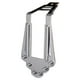 thumbnail image 2 of Guitarra Puente de Metal Baoblaze Piezas de Repuesto Guitarra Eléctrica Acústica Plata Guitarra Tailpiece Bridge, 2 of 5