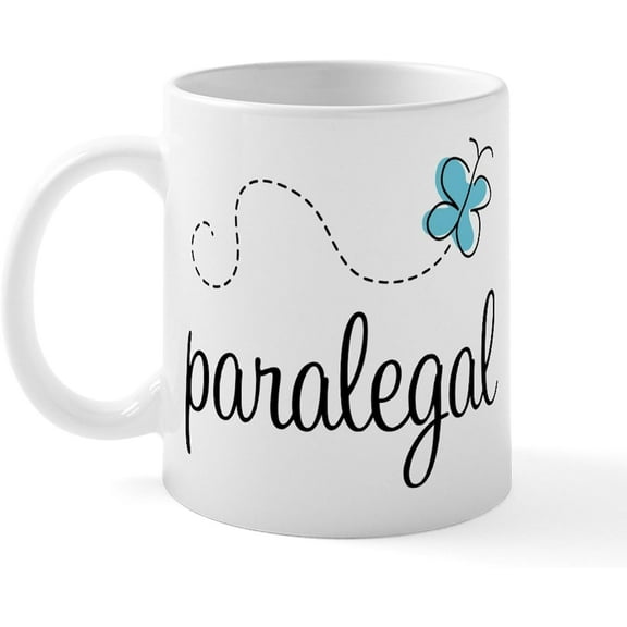 CafePress Paralegal In Charge [Text Bla Mug 11 oz (325 ml) Ceramic Coffee Mug