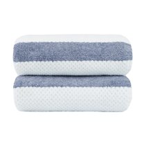 2-Pieces Bath Towel Set For Bathroom, High Density Plush Fleece Ultra Absorbent, 30"x60"
