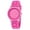 EF223_Hot Pink, variant on Women Silicone Watches 2026 with Round Dial Quartz Colorful Wristwatch Hot Pink