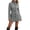 Gray, variant on PBFRDSJ Women’s Long One Breasted Overcoat Vintage A-line Flare Winter Coat Warm Dressy Outerwear