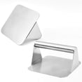 thumbnail image 4 of serony Manual Burger Press Meat Smasher Bacon No-Rust Accessory Kitchen Tool Home Square, 4 of 7