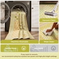 thumbnail image 5 of 8x10 Modern Geometric Green Olive Area Rug, Washable Low Pile Carpet with Non-Slip Backing, Stain-Resistant for Living Room, Bedroom, Playroom, 5 of 7