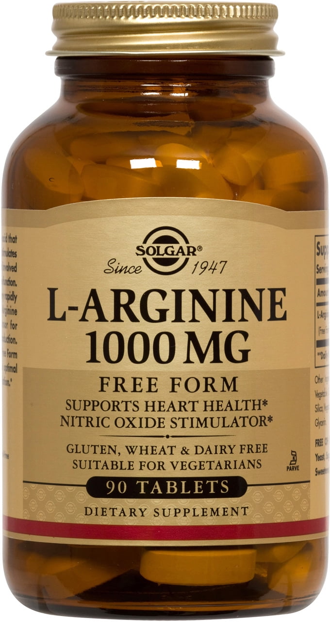 Solgar LArginine 1000 mg Tablets 90 ct Walmart Canada