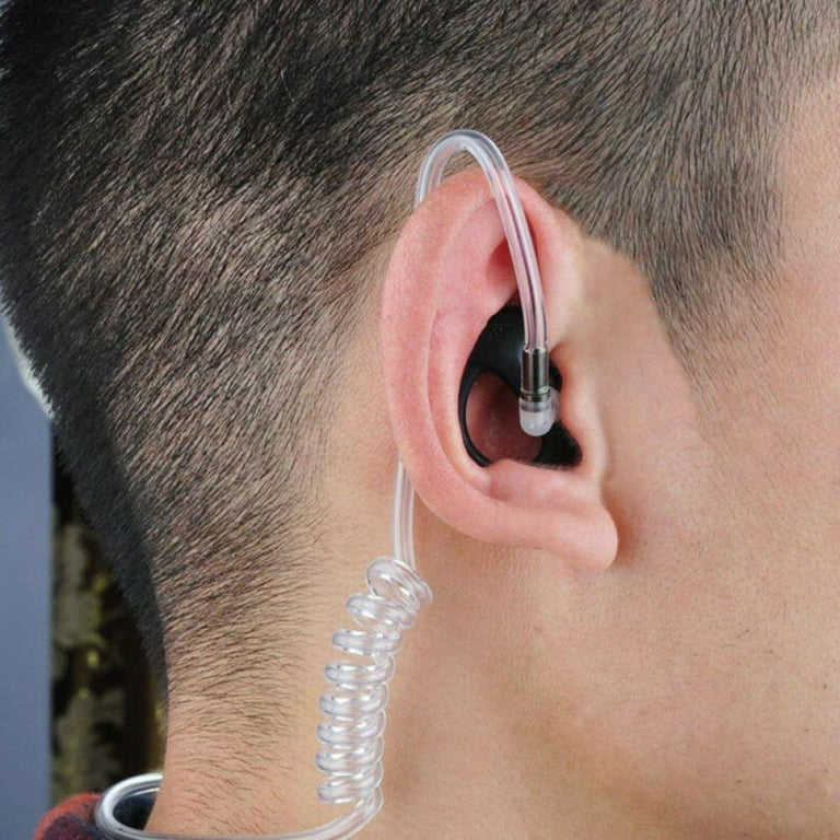 JANDEL 3 Pair Radio Earpiece Black Mold Test Kit Mold Test Ear Piece Walkie  Surveillance Ear Pieces for Radio Ear Mold Earpiece Tube Radio Black Mold  Test Silicone Ears in Ear Hearing