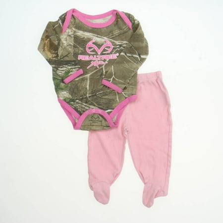 

Pre-owned Realtree | The Children’s Place Girls Pink Apparel Sets size: 3-6M