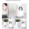 thumbnail image 4 of Humidificador USB, mini humidificador portátil de 300 ml con luz nocturna LED de 7 colores, modo de niebla ajustable y apagado automático, funcionamiento silencioso para niños, niños (color blanco) brillar Electrónica, 4 of 4