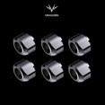 thumbnail image 1 of 6 Pcs Granzon GD-FT14 Raccord de Tube Dur Anti-off, pour Tuyau Rigide OD14mm PETG PMMA, Filetage G1/4 Pieds' Raccord de Refroidissement à Eau Noir, 1 of 6