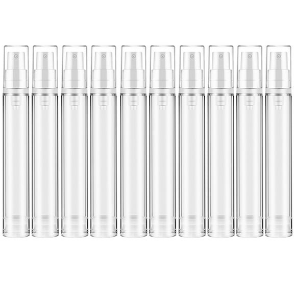 CATIEBYE 10Pcs Pp Spray Bottle For Travel Containers 15ml Refillable Perfume Atomizer Portable For Women