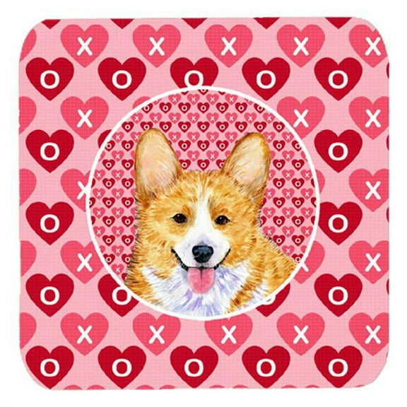Corgi Foam Coasters, Set Of 4
