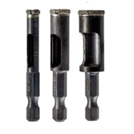 SM Products 600950 Arbored Diamong Grt Holesaw Set, 3 Piece