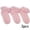3 Pieces Of Pink, variant on LYMAYTER 3 Pack ‌Spring Toddler Socks Breathable Eyelet Socks‌ Double Ruffle Girls Dance Socks 1-12Y