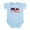 Sky Blue, variant on CafePress - Baby Eagle 1 Infant Bodysuit - Baby Light Bodysuit, Size Newborn - 24 Months