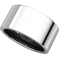 thumbnail image 5 of 10mm Flat Comfort Fit Band in 14k White Gold - Size 11.5, 5 of 9