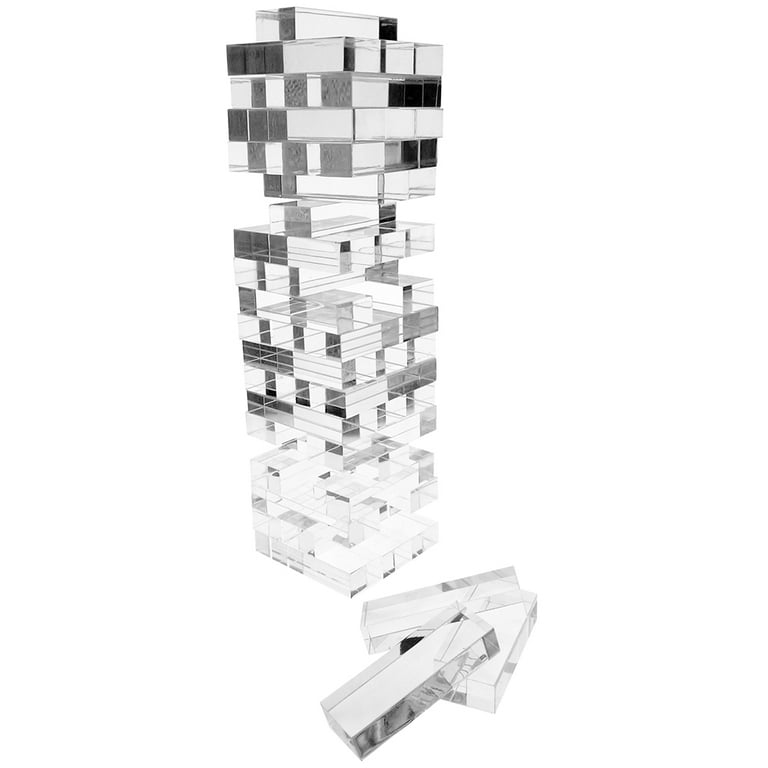 3D Tumbling Block Puzzle Game - Acrylic Tumble Tower Set
