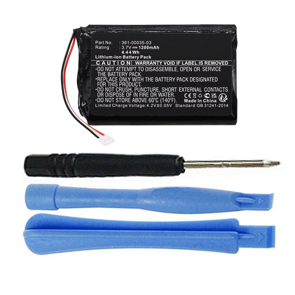 Batterie Rechargeable Pour GPS Garmin Nuvi 1400-1490 Series – 3,7V 1200 MAh – Compatible Modèles 1300-780