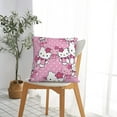 thumbnail image 4 of Hello Kitty Pillow Cover, Square Throw Pillow Cases For Couch Sofa Bed Living Room,Home Decorative, 12"X12", 4 of 9