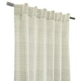 thumbnail image 4 of Loft Living Anapolis Light Filtering Dual Header Single Curtain Panel 52 x 108 in Linen, 4 of 6