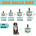 thumbnail image 2 of Pelota de fútbol para perros Domchan 23 cm interactiva para tirar, 2 of 7