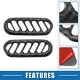 thumbnail image 4 of Unique Bargains Door A-Pillar Air Outlet Vent Cover for Chevy Corvette C5 98-04 Carbon Fiber Pattern Black (Set of 2), 4 of 6