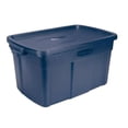 thumbnail image 1 of Rubbermaid RMRT310006 Bac de Rangement Roughneck de 31 gal, Noir et Gris - Lot de 6, 1 of 4