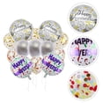 thumbnail image 2 of Shisuyan Anniversary Celebration Balloon Set Assorted Color 1 Set 12 Inches, 2 of 9