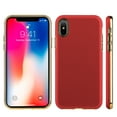 thumbnail image 2 of Apple Iphone X Sublime Dual Hybrid Case W/ Red Rubberized    Pc Back Plate + Gold Electroplated Tpu, 2 of 3