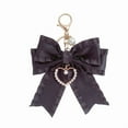 thumbnail image 3 of Stylish Bowknot Keychain with Pearls Fashion Bag Charm Cuteness Purse Accessory Delicate Hanging Pendant for Key and Bag, 3 of 7