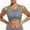 Gray bras, variant on pimelu Bras for Women Sports Bras for Women Seamless Pullover Wireless Bras Elder Breathable Comfy Stretchy Front Zipper Running Workout Tank Bralette Wireless Bra