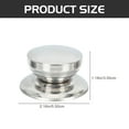thumbnail image 2 of FENGGUIQU 3Pcs Stainless Steel Pot Lid Knobs Universal Replacement Handles for Pot Covers, 2 of 6