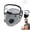 Grey, variant on Reusable Carbon Filter Dust Mask with Adjustable Goggles – 5-Layer Protection for Woodworking, Filter, Breathable