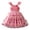 AB17 Pink, variant on Bainana Toddler Dress For Girls Flower Print Ruffled Sleeve Square Neck Dresses Fashion Lightweight Little Girls Summer Holiday Party Mesh Dress Blue Size 2-3 Years