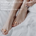 thumbnail image 5 of Hammer Toe Cushions (4 Pairs) Corrector Cushion for Women, Men - Bunion Foot Relief - Feet Alignment for Curled Claw Crooked and Mallet Toes - Right and Left Gel Guard - Overlap Spreader, 5 of 7