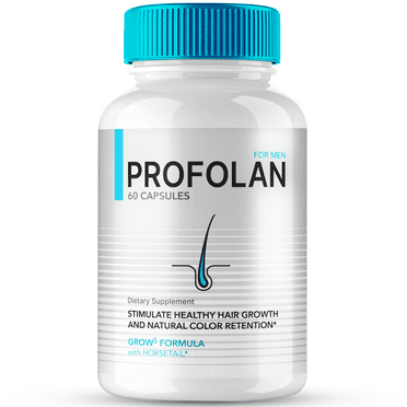 Profolan Hair Growth Capsules, Profolan Supplement Pills - Maximum Strength, Promotes Stronger, Thicker Hair, Fights Hair Loss Naturally with Nutrient-Rich Formula Pro Folan Reviews (1 Pack)