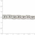 thumbnail image 4 of 925 Sterling Silver 9.5mm Flat Anchor Chain; 26 inch; Lobster Clasp; for Adults and Teens; for Women and Men, 4 of 4