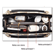 thumbnail image 4 of Bolso Bandolera Negra Dama Mano Impermeable De Viaje Laptop negro, 4 of 5