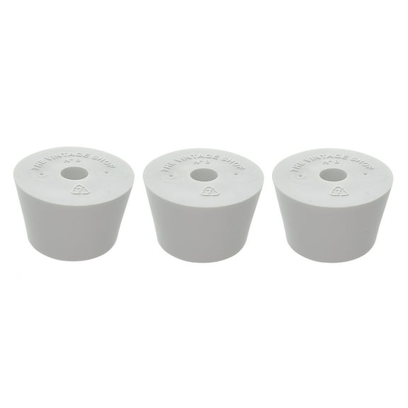Home Brew Ohio #8 Drilled Rubber Stopper Set of 3