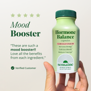 Semaine Hormone Balance 60 Count – Berberine Phytosome - Lessens Cravings, Restores Mood Health