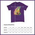 thumbnail image 5 of Tee Hunt You Only Live Once T-Shirt Cute Neon Dolphin Dean Russo Art Men's Tee, Purple, 5X-Large, 5 of 5