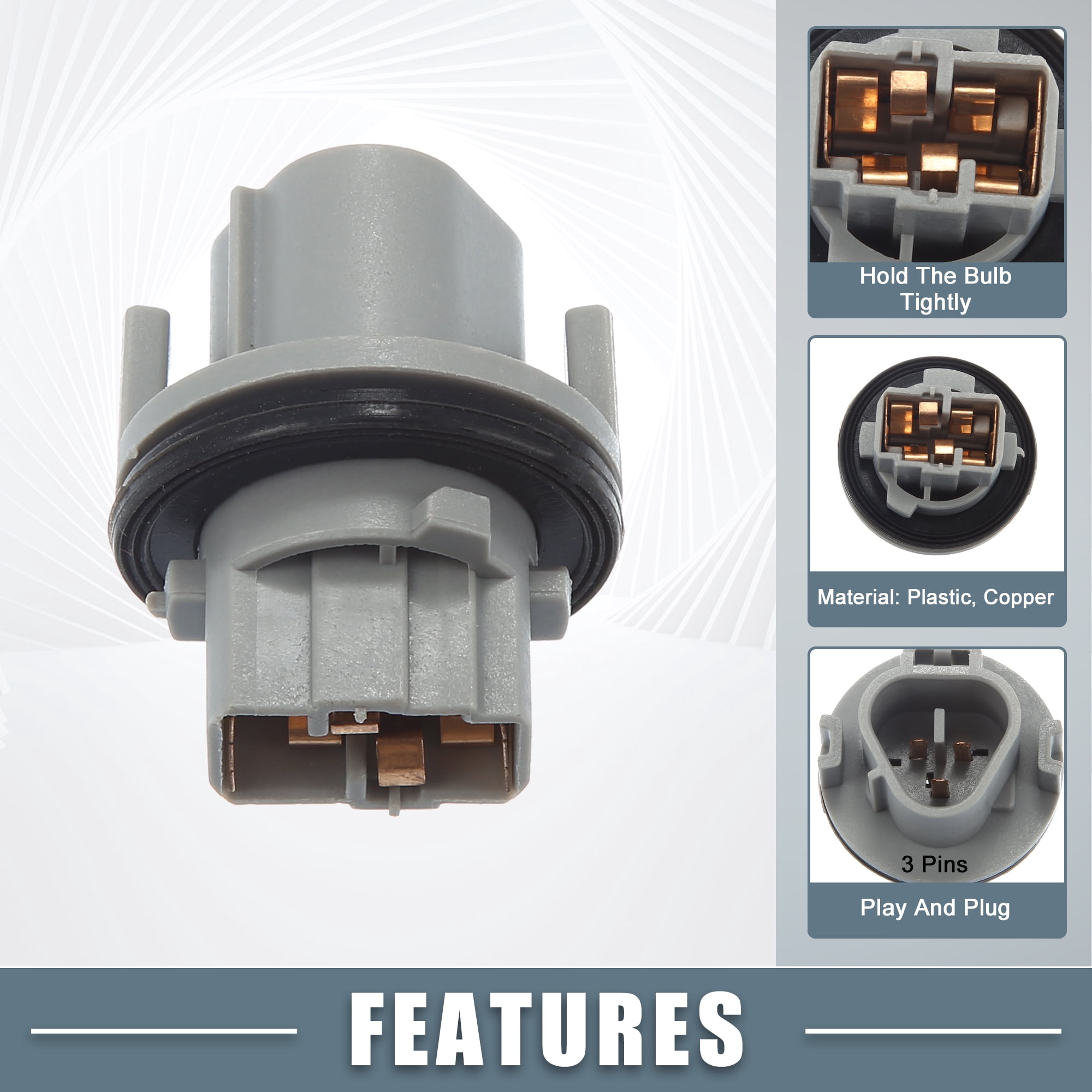 Unique Bargains Turn Signal Light Bulb Socket 262439B91A for Nissan Altima 09-22