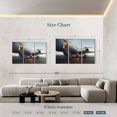 thumbnail image 3 of Elephant Stock Luxury Private Plane Wall Art - Horizontal Multi Panel Canvas - Lobby Wall Decor - Transportation Multi Panel - Gray And Orange Decor - 65" x 42", 3 of 4