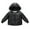 Black, variant on Esaierrr 9M-7Y Baby Boys Girls Down Jacket Solid Colour Zipper Down Winter Jacket for Baby Toddler No Wash Winter Down Jacket Zipper