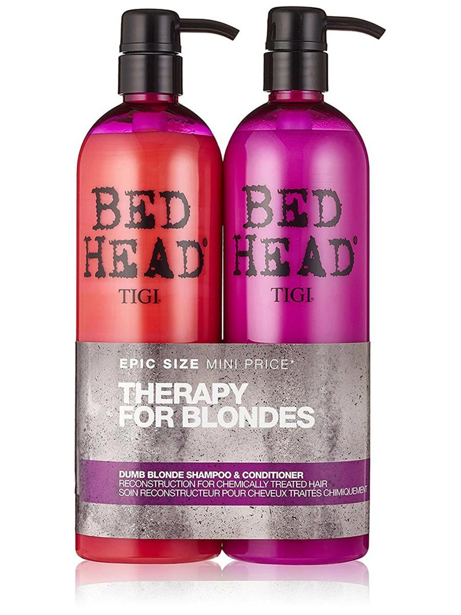 Tigi blonde. Tigi Bed head розовый шампунь. Tigi Bed head Colour Goddess Tween Shampoo & Conditioner Duo 2x 750ml. Тиджи шампунь для блондинок. Tigi Bed head шампунь бальзам.