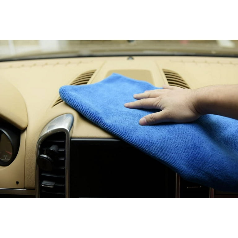 Heldig Microfiber Towels for Cars - 30*30cm Lint Free Car Microfiber Towel  - 5 Pack Microfiber Detailing Towels